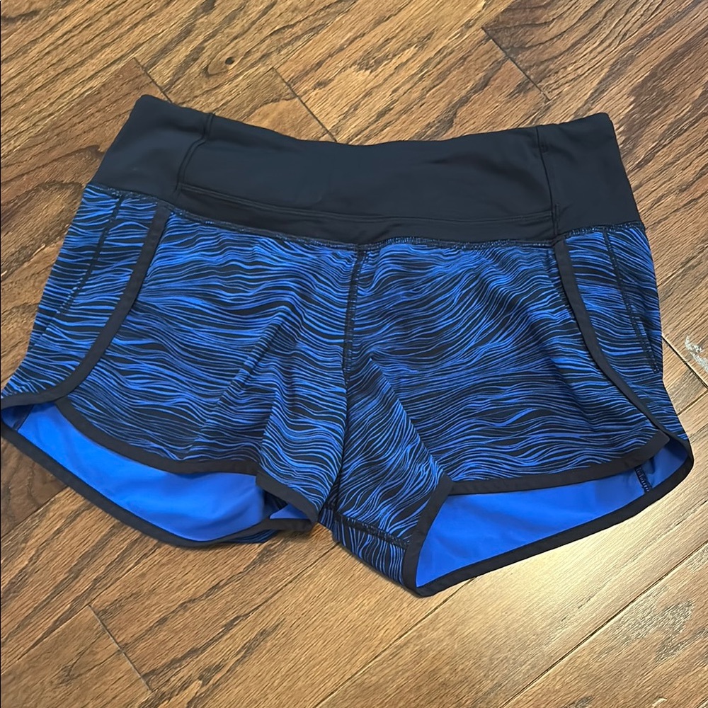 Lululemon speed up shorts size 4